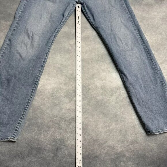 Levis 501 Jeans Men's Size 34x32 Straight Button Fly Red Tab Blue Fits 34x28 - Picture 5 of 15